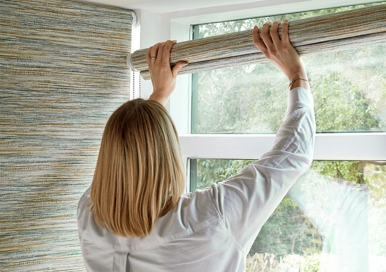 No Drill Roller Blinds