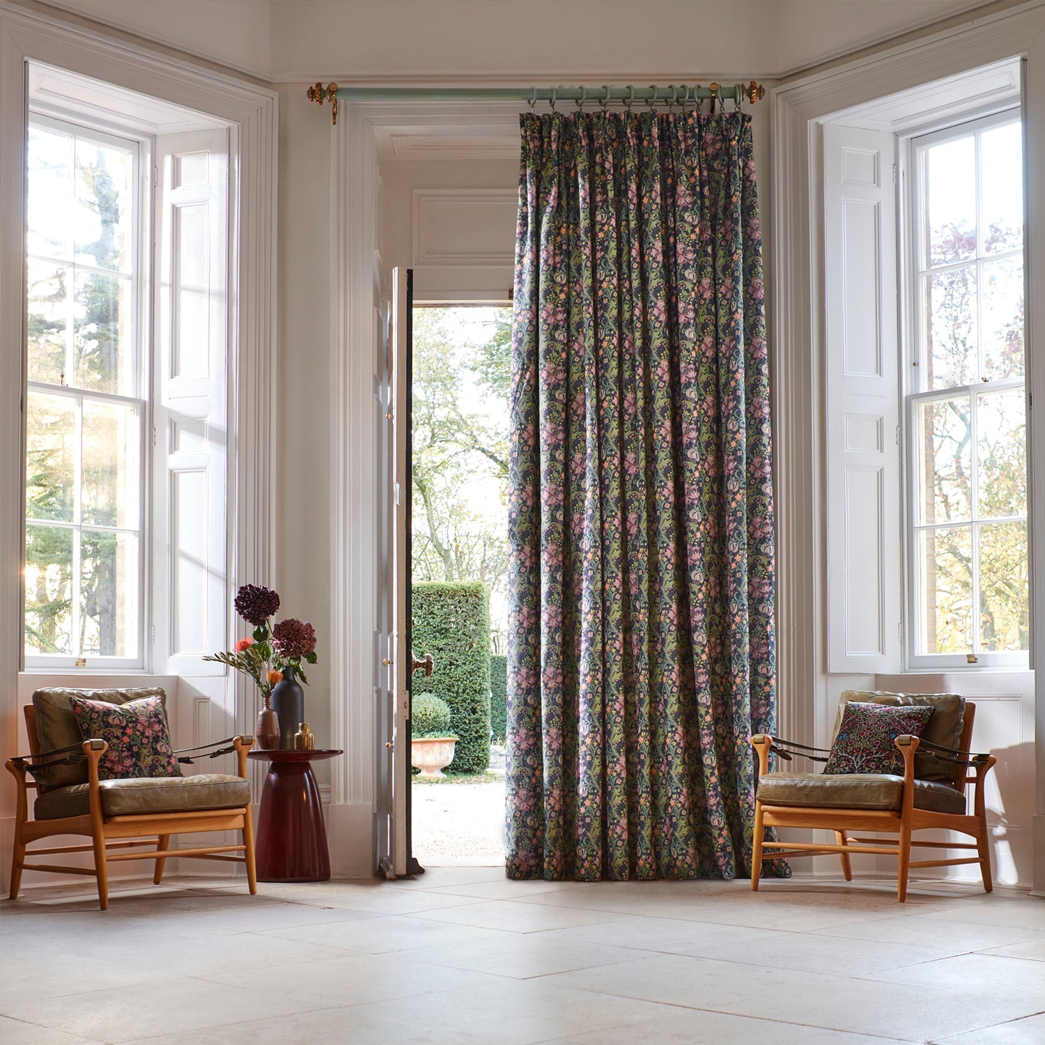 William Morris Golden Lily Dusk Curtains