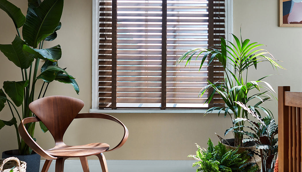 Dark Wood Blinds