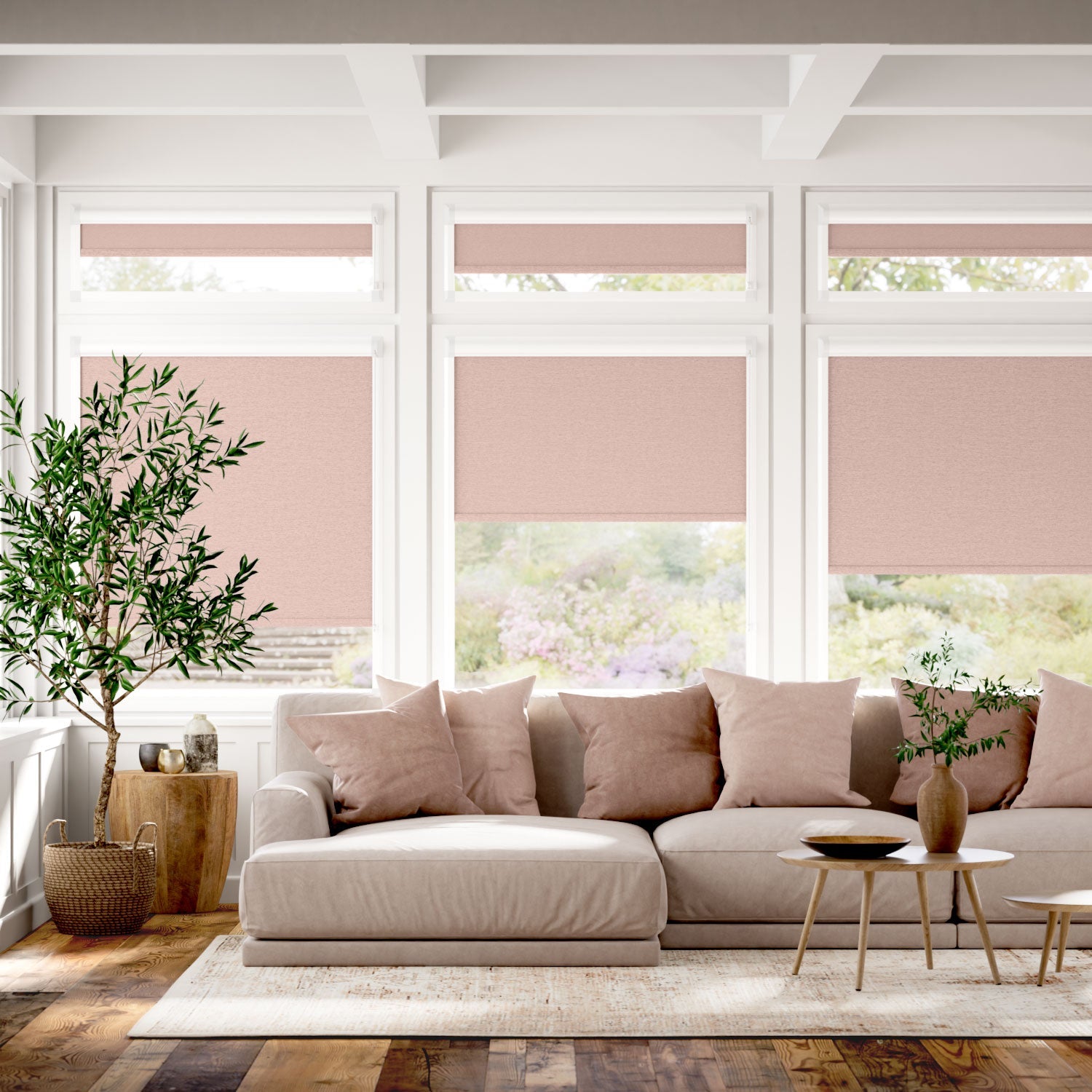 Pink Conservatory Blinds