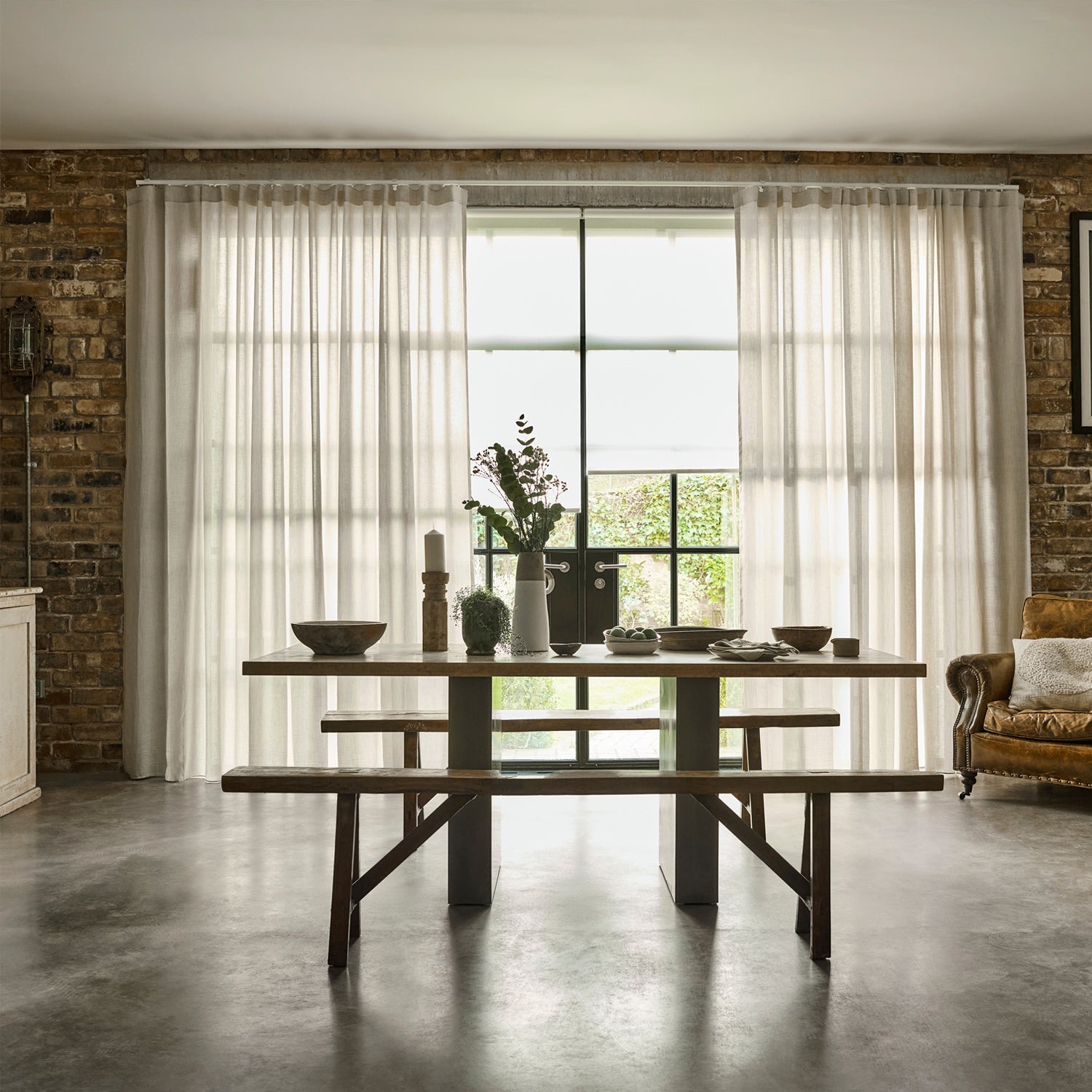 Aurelie Voile Shell Curtains