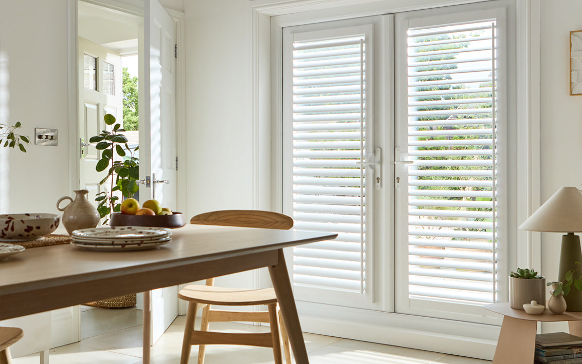 White No Drill Blinds