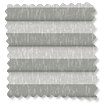 ColorizedSwatch BiFold ClickFIT DuoLuxe Misty Grey Pleated Blind sample image 2045