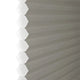 ColorizedPLA BiFold ClickFIT DuoLuxe Pewter Pleated Blind 2047