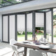 ColorizedZoom BiFold ClickFIT Pure White Pleated Blind 2056