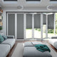 Colorized BiFold ClickFIT Slate Grey Pleated Blind 2059