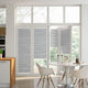 Colorized BiFold ClickFIT Premier Silver Pleated Blind 2074