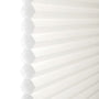 ColorizedPLA BiFold Adapt DuoLuxe Soft White Pleated Blind 2095