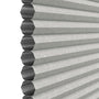 ColorizedPLA BiFold Adapt DuoLuxe Misty Grey Pleated Blind 2092