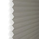ColorizedPLA BiFold Adapt DuoLuxe Pewter Pleated Blind 2094