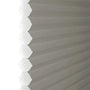 ColorizedPLA BiFold Adapt DuoLuxe Pewter Pleated Blind 2094