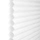 ColorizedPLA BiFold Adapt DuoLuxe Ice White Pleated Blind 2090