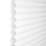 ColorizedPLA BiFold Adapt DuoLuxe Ice White Pleated Blind 2090