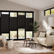 ColorizedZoom BiFold Adapt DuoLuxe Anthracite Pleated Blind 2086