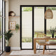 Colorized BiFold Adapt DuoLuxe Buttermilk Pleated Blind 2088