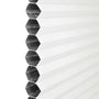 ColorizedPLA Bifold Adapt DuoShade White Pleated Blind 2099