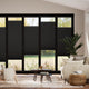Colorized BiFold Adapt DuoShade Obsidian Pleated Blind 2105