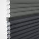 ColorizedPLA BiFold Night & Day Duo Andesite Pleated Blind 2106
