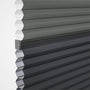 ColorizedPLA BiFold Night & Day Duo Andesite Pleated Blind 2106