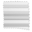 ColorizedSwatch BiFold Night & Day Duo Snowdrift Pleated Blind sample image 2110