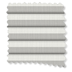ColorizedSwatch DuoLight Cordless Strie Soft Grey Thermal Blind sample image 2191