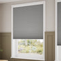 ColorizedZoom DuoShade Cordless Grey Weave Thermal Blind