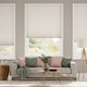 Colorized DuoShade Cordless Crackle Alabaster Thermal Blind 2214