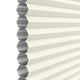 ColorizedPLA DuoShade Stack Cordless Antique White Thermal Blind 2242