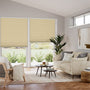 ColorizedZoom DuoShade Stack Cordless Dune Thermal Blind 2244