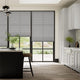 Colorized Cordless Double DuoLight Matte Grey Thermal Blind 2246