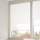 ColorizedZoom Eros Snowdrop Double Roller Blind 2358