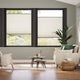 Colorized PerfectFIT DuoLight Strie Limestone Thermal Blind 2544