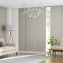 ColorizedZoom Moda Warm Grey Panel Blind 2668