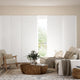 Colorized Eclipse Brilliant White Panel Blind 2673