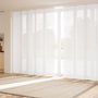 ColorizedZoom Belize Natural White Panel Blind 2707