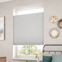 ColorizedZoom DuoShade Top Down/Bottom Up Strie Soft Grey Thermal Blind 2716
