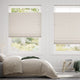 Colorized DuoShade Top Down/Bottom Up Crackle Alabaster Thermal Blind 2713