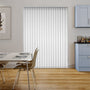 Colorized Neblina Lilywhite Blackout Vertical Blind 2823