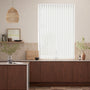 Colorized Ava China White Vertical Blind 2837