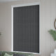 ColorizedZoom Laurent Charcoal Vertical Blind 2844