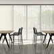 Colorized Contract Metropolis PVC Taupe Vertical Blind 2852