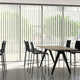 ColorizedZoom Contract Metropolis PVC Taupe Vertical Blind 2852