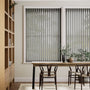Colorized Concordia Serpentine Grey Vertical Blind 2882