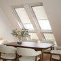 ColorizedZoom Expressions Vista Soft Cream Blind for DAKSTRA®/RoofLITE® Windows 2939