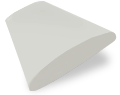 ColorizedSwatch San Jose Premium Argent White Shutter Blinds sample image 3046
