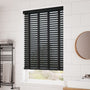 ColorizedZoom Metropolitan Midnight & Onyx Wooden Blind - 50mm Slat 3109