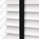 ColorizedPLA Metropolitan Soft Gloss White & Onyx Wooden Blind - 50mm Slat 3113