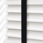 ColorizedPLA Metropolitan Soft Gloss White & Onyx Wooden Blind - 50mm Slat 3113