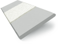 ColorizedSwatch Metropolitan Thunder Grey & Parchment Wooden Blind - 50mm Slat sample image 3115