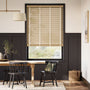 Colorized Metropolitan Classic Oak & Oatmeal Wooden Blind - 50mm Slat 3102